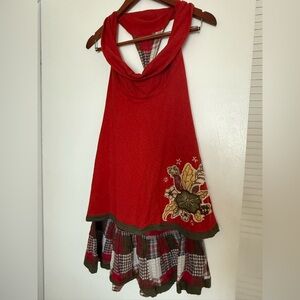 Lulumari Red Cotton Dress